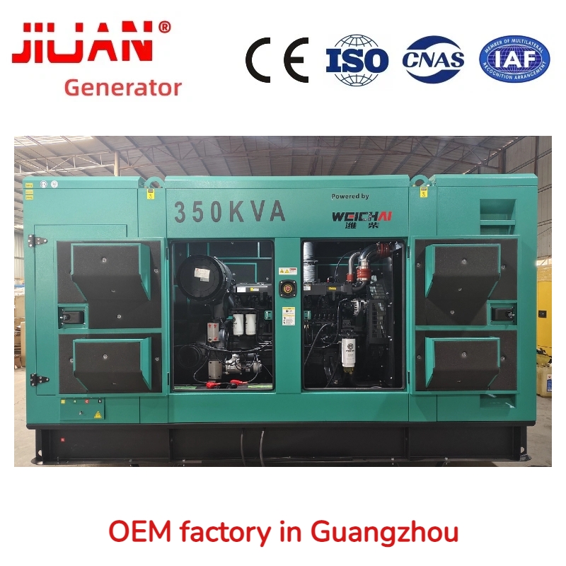 280KW standby power generator CDW350KVA silent canopy anti-corrosion structure