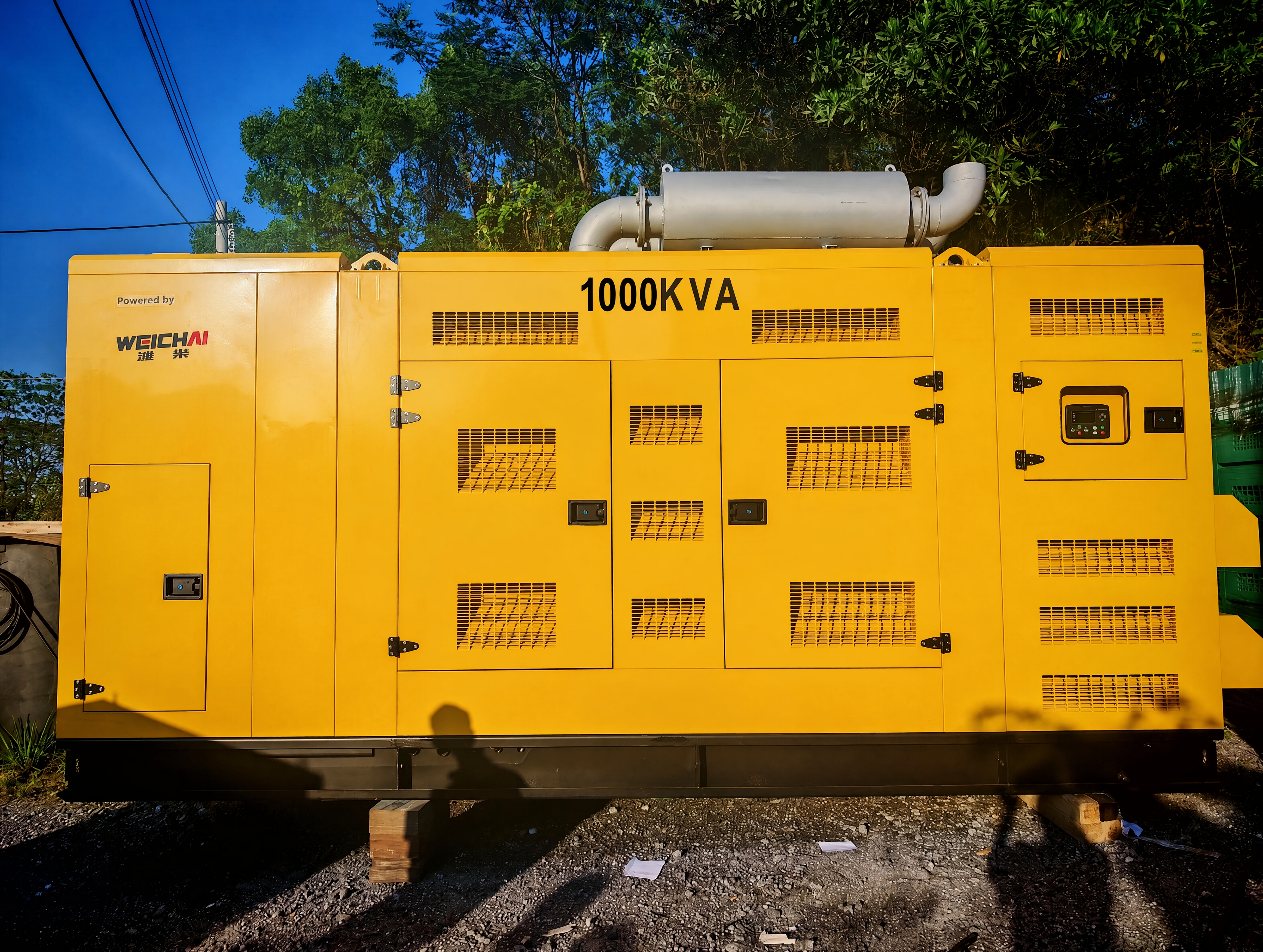 Instant Black-Start 1000kva Emergency Generator Set Delivering Life-Safety Power Under Ten Seconds