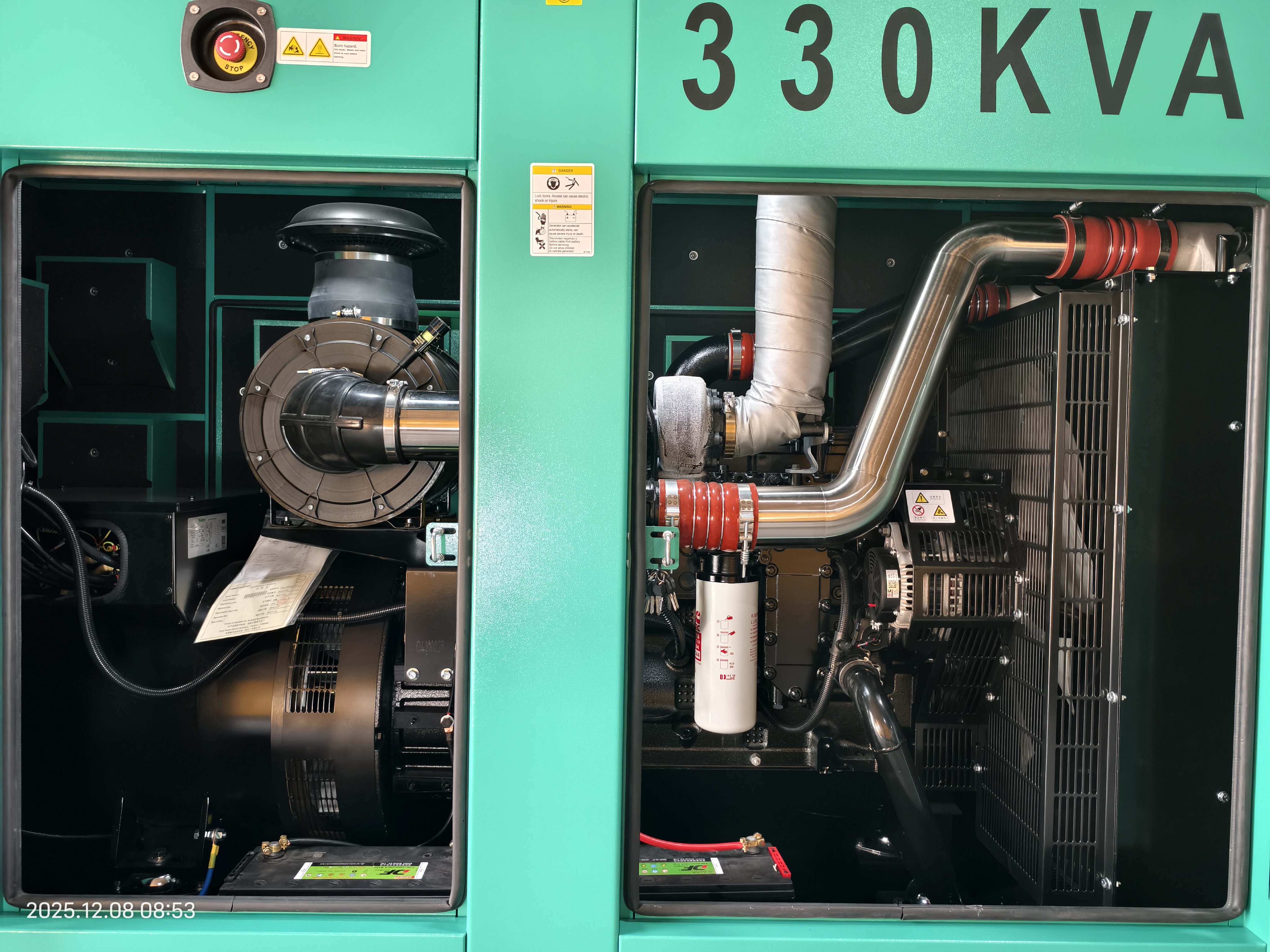 330KVA Cummins diesel generator