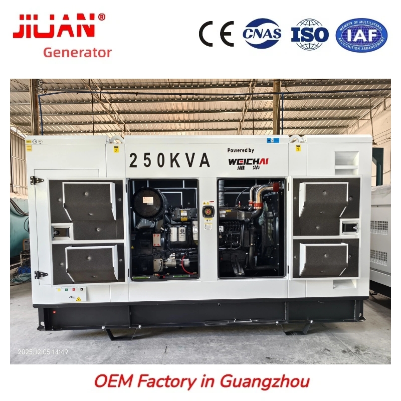 Weichai WP10D264E200 genset specification table