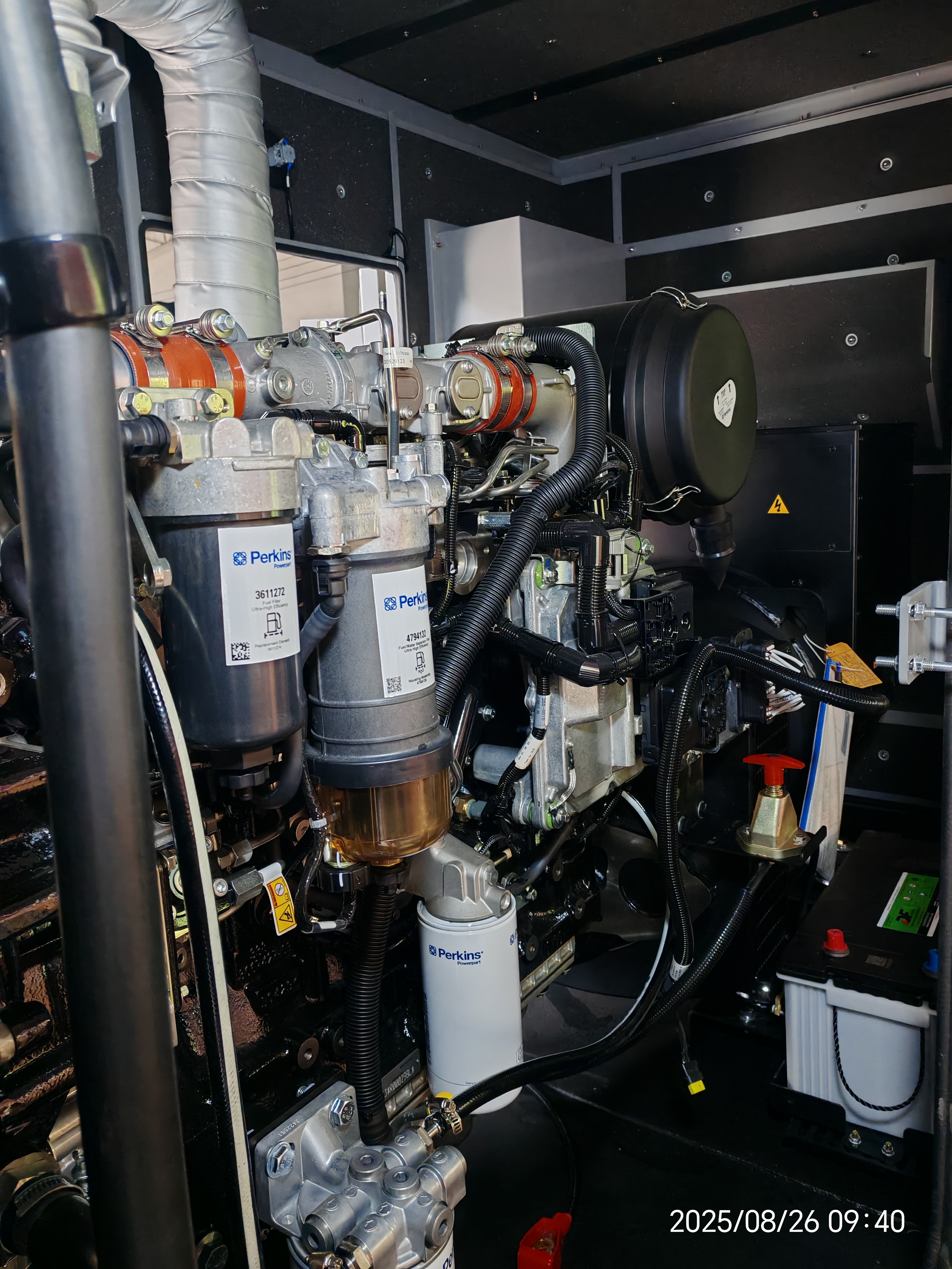 275KVA Perkins diesel generator application construction
