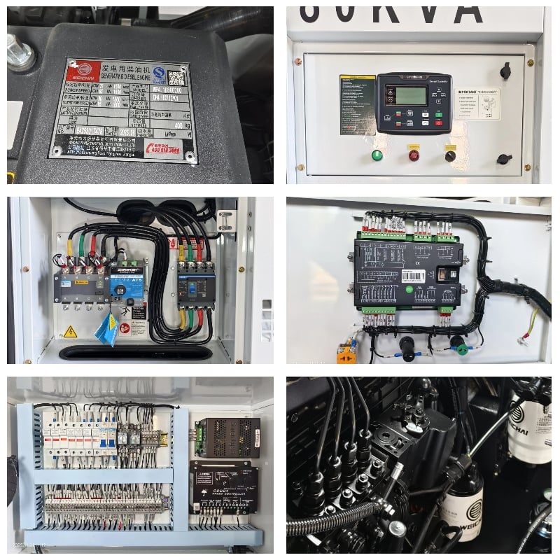 80KVA Weichai diesel generator tropical start reliability