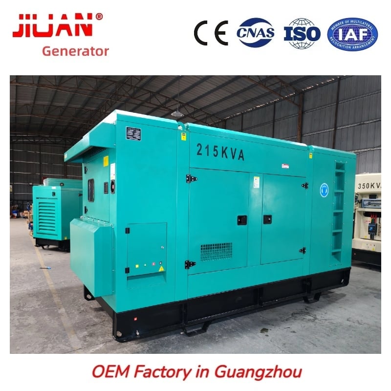 215KVA Weichai diesel generator super silent type