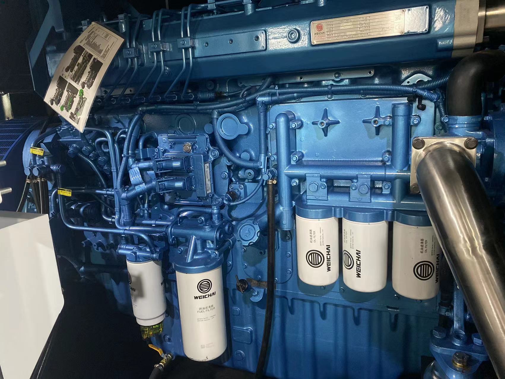 Weichai 6M33D725E310 genset continuous prime power mine chemical plant