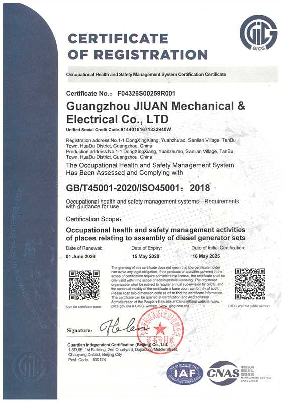 JIUAN ISO 45001