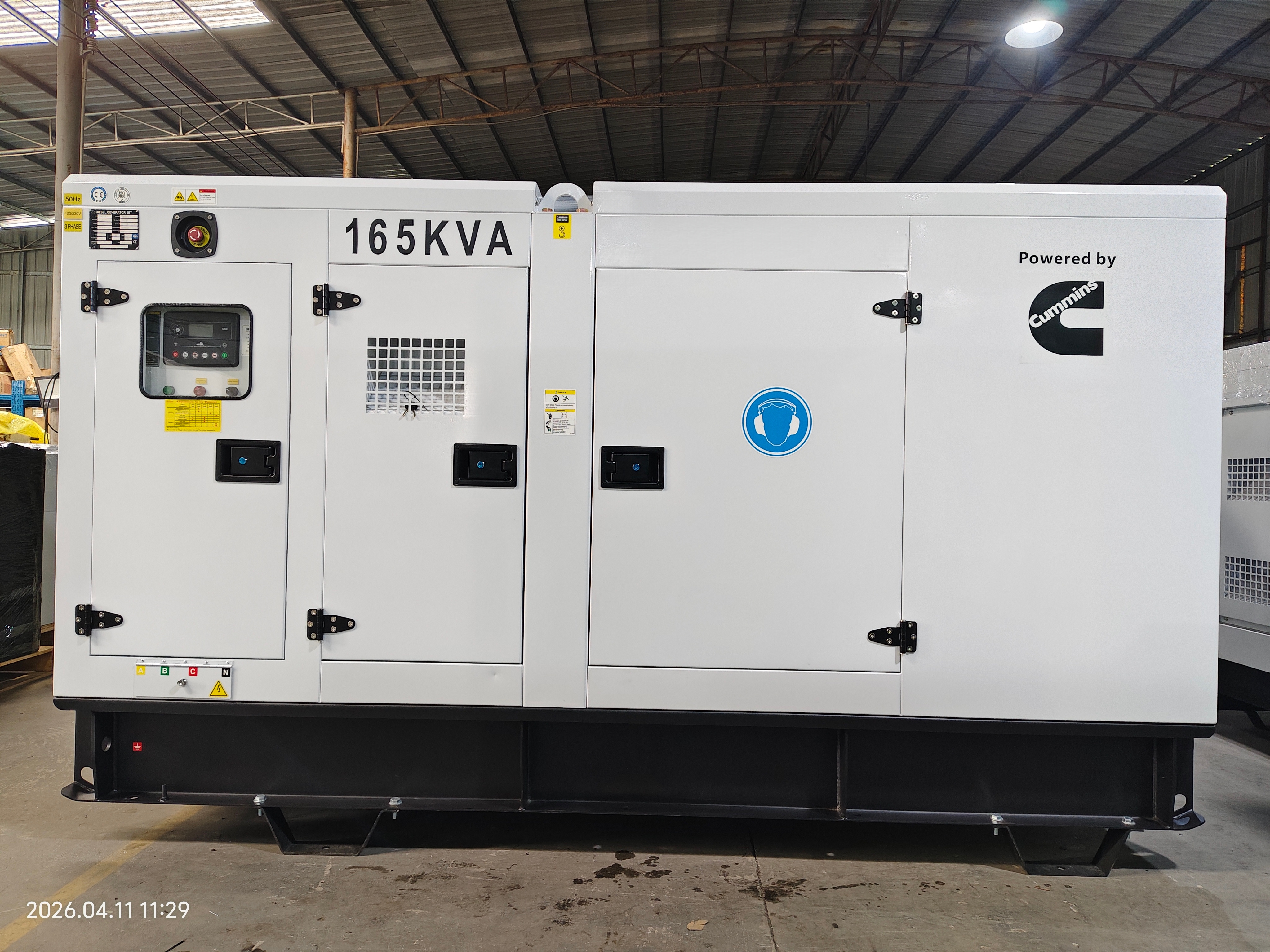 High-Efficiency Three-Phase Balanced Power Delivery Combined With Premium Soundproof Acoustic Canopy Technology