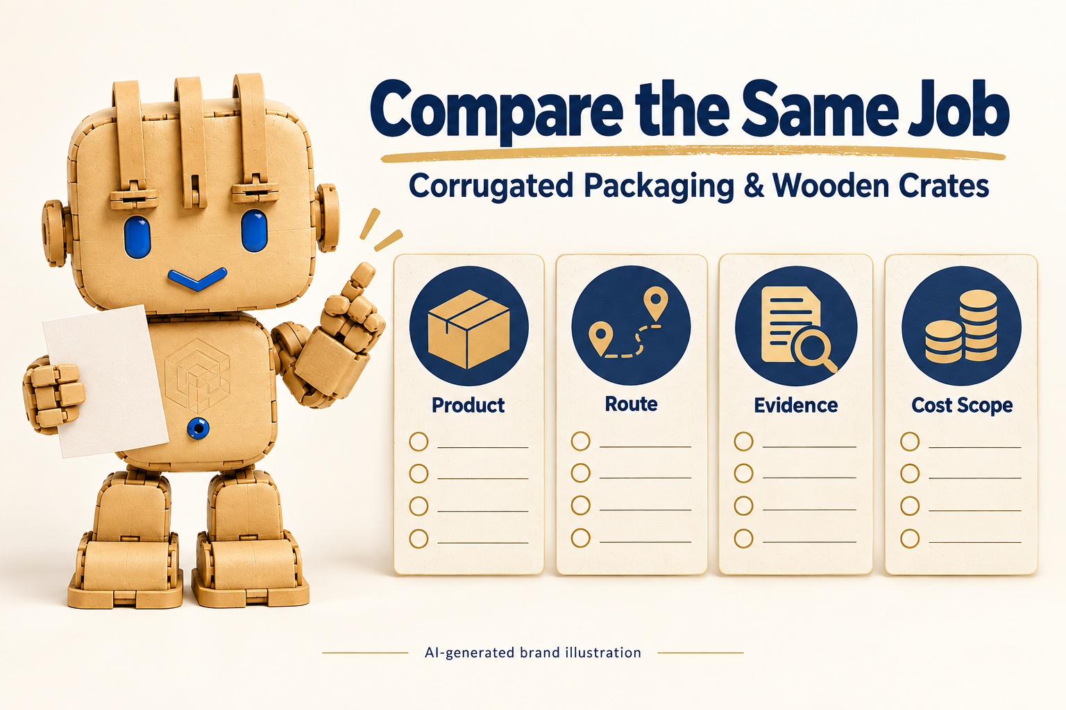 Heavy-Duty Corrugated Boxes or Wooden Crates: What Should an Equipment Exporter Compare?