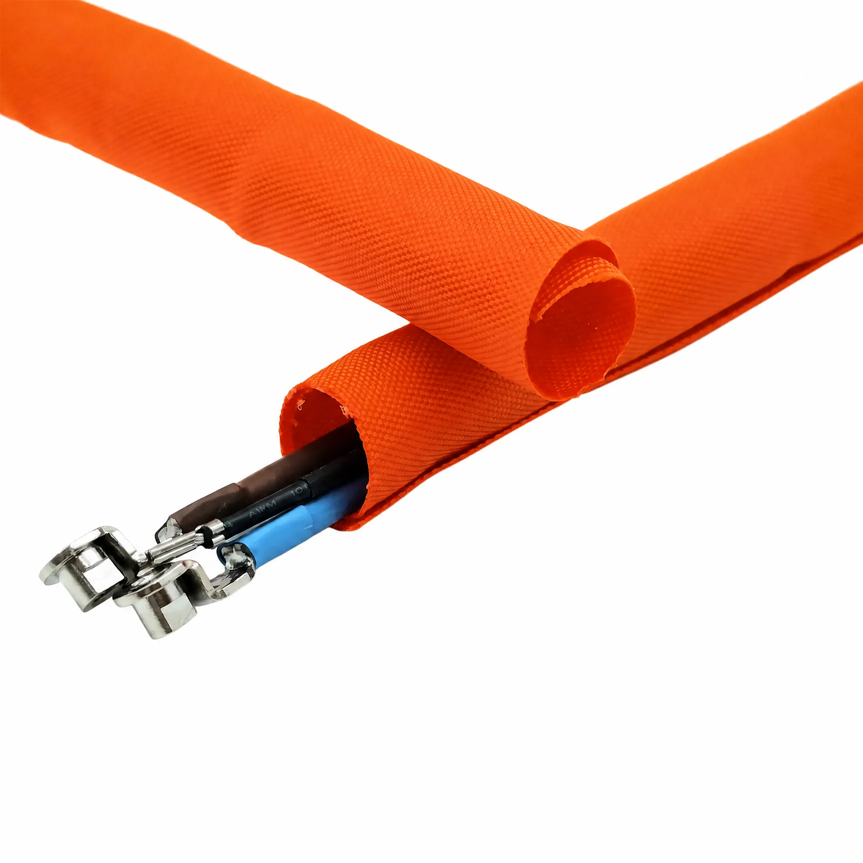 Orange Textile Self-closing Wrap-ST2101