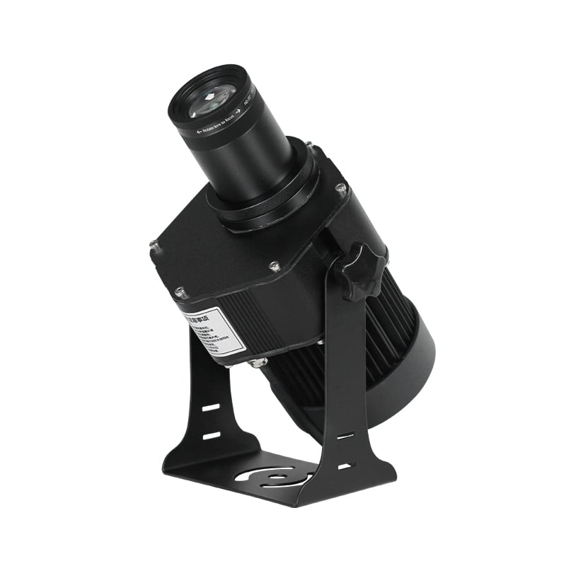 80W Premium Logo Projector IP67 Waterproof Rotating Gobo Light for Outdoor Signage and Storefront Displays