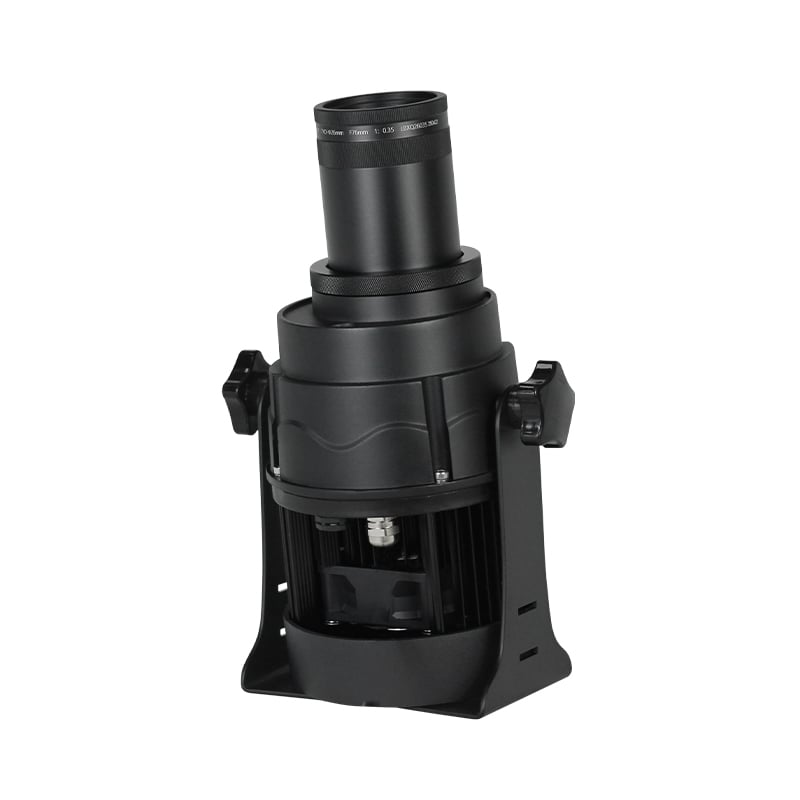 100W LED Logo Projector IP67 Waterproof Rotating Gobo Light for Large Outdoor Branding and Building Projection