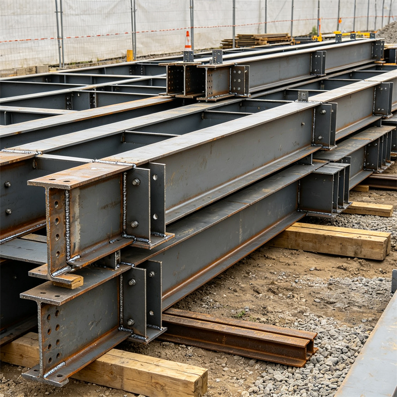 Prefabricated Structural H-Beam Steel 100×100mm For Large-Span Industrial