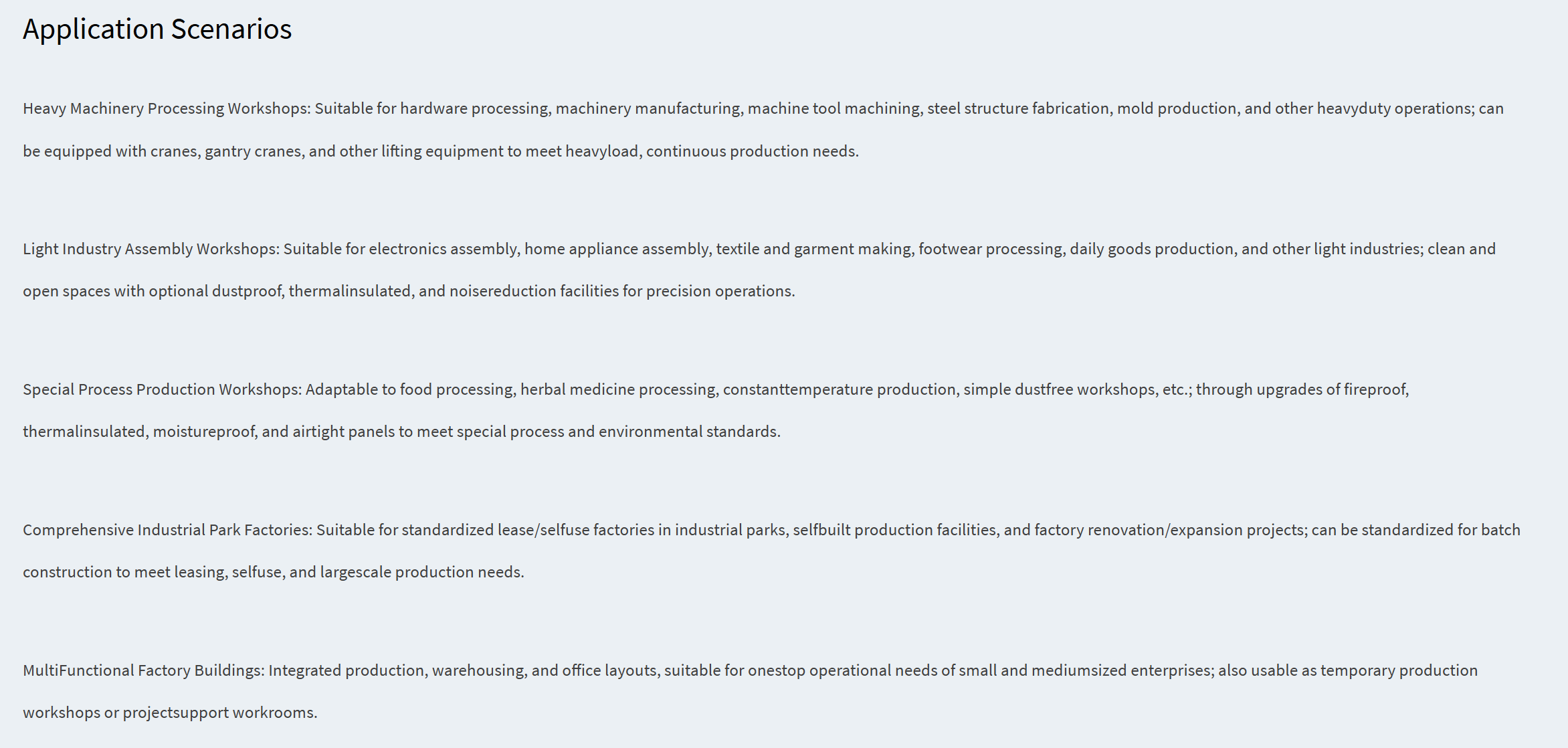 Application Scenarios