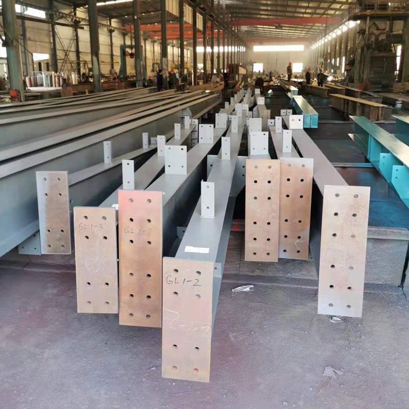 Special connecting parts Q355B carbon steel For steel structures in factory