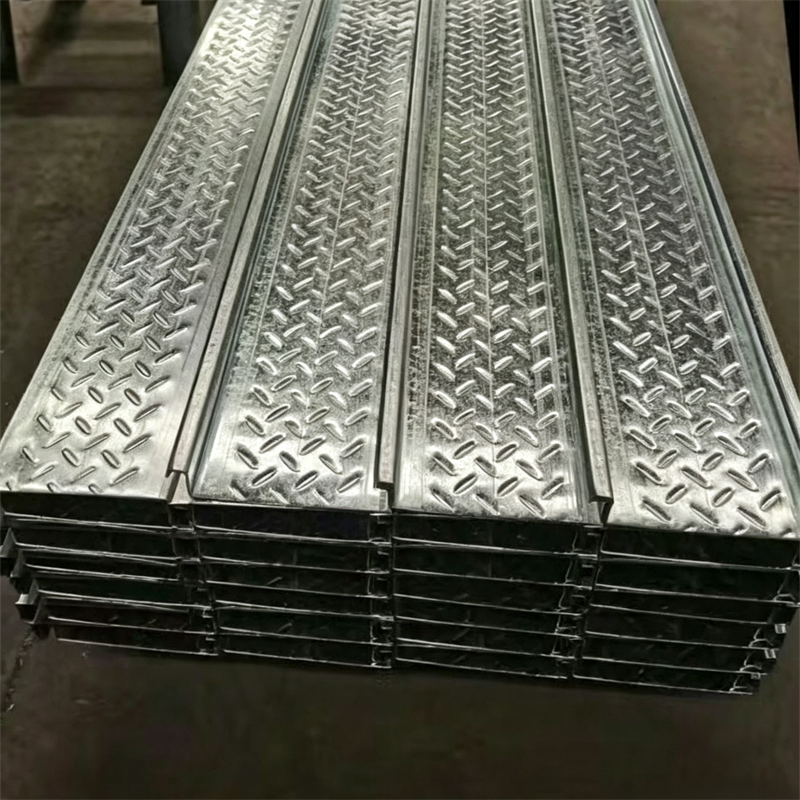 No-Concrete Galvanized Steel Floor Deck Q235B For Rapid Mezzanine Construction
