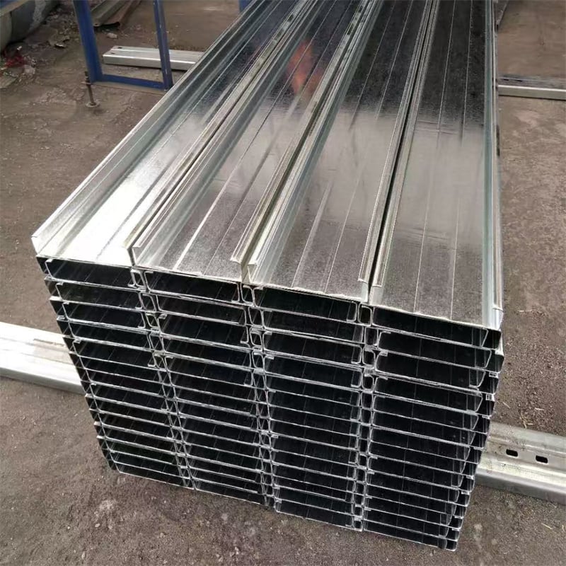 C-Section Purlins C80 For Steel Structure Roof And Wall Support