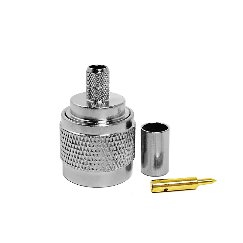 Conector N hembra: montaje en chasis para sistemas RF