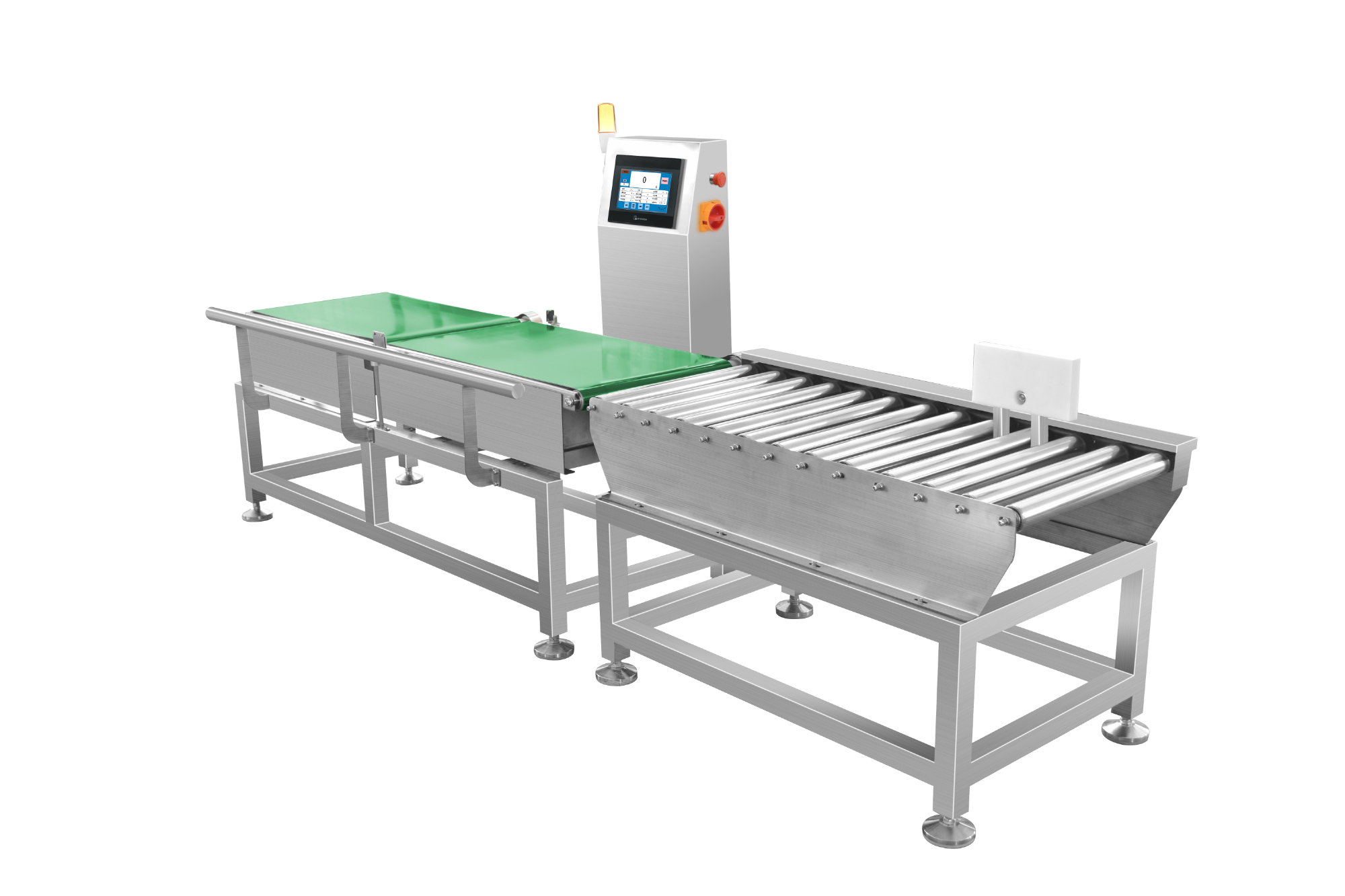YW-500 Verificador de Peso de Alta Precisión con Rodillos para Líneas de Envasado y Producción Eficientes