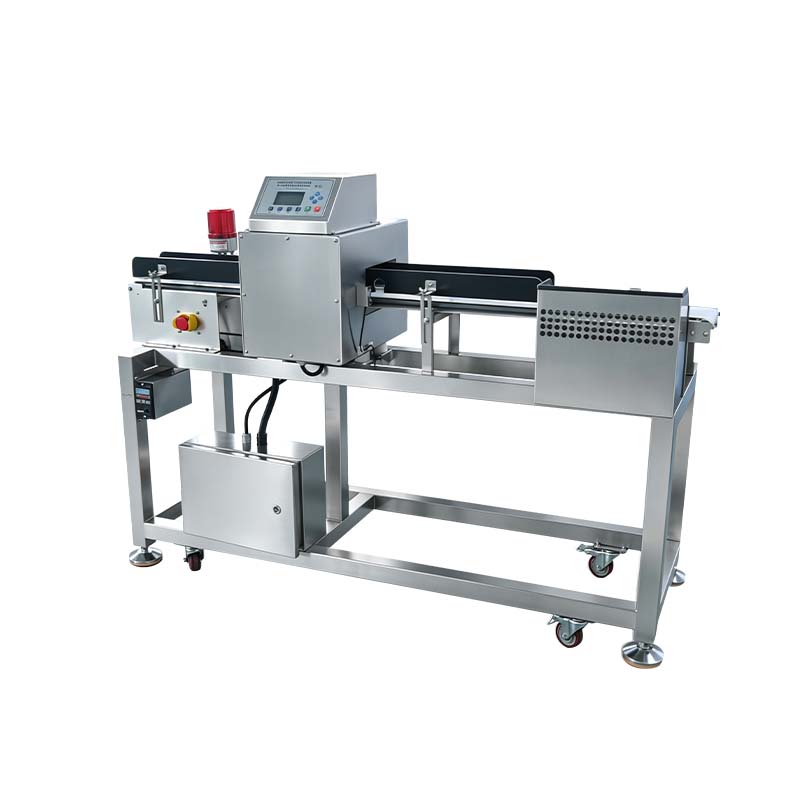 Detector de metales de alta estabilidad con pantalla LCD CQ-YW818 | Sistema versátil de inspección de todos los metales para líneas alimentarias e industriales