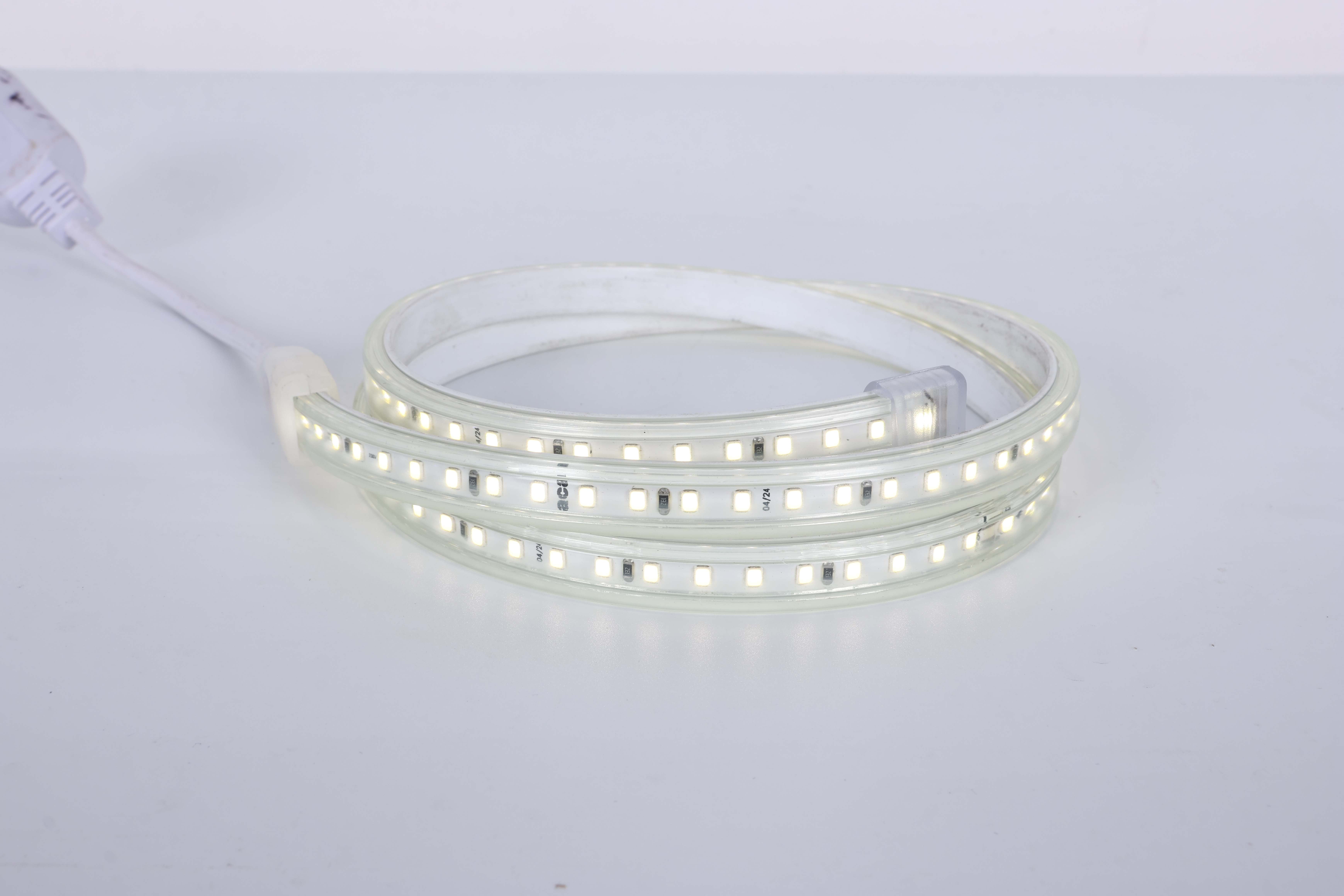 220V High Voltage LED Strip Light, AC 220V-240V Dual White IP65, for Outdoor Building Outline & Facade Lighting