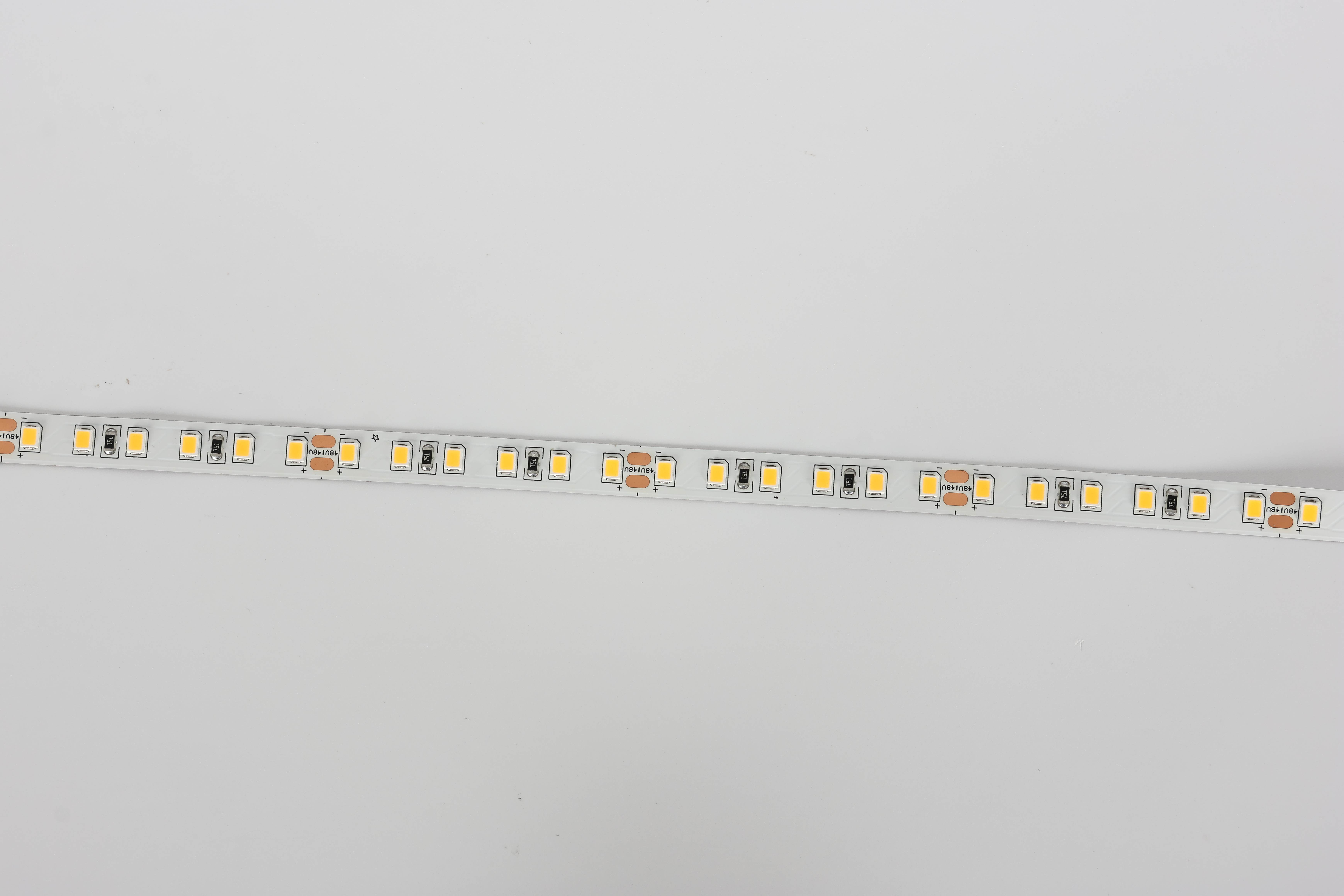 DC 48V 2835 SMD LED Strip Light, 120 LEDs/M, Warm White to Daylight Options, Self-Adhesive for Indoor Accent & Task Lighting
