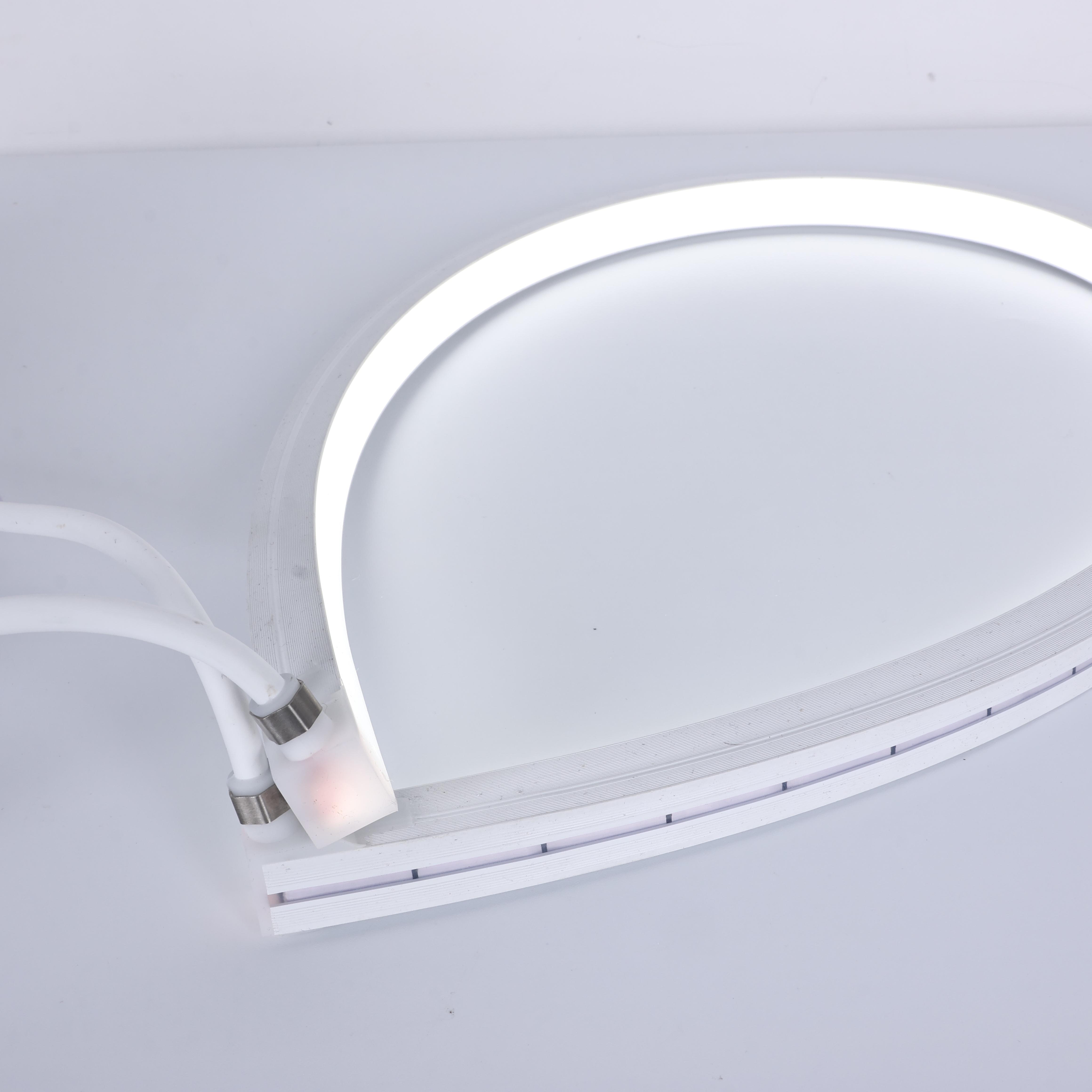 Silicone LED Neon Strip Light, DC 24V Tri-CCT 3-in-1, IP68 16x16mm Flexible Design for Cove & Facade Accent Lighting