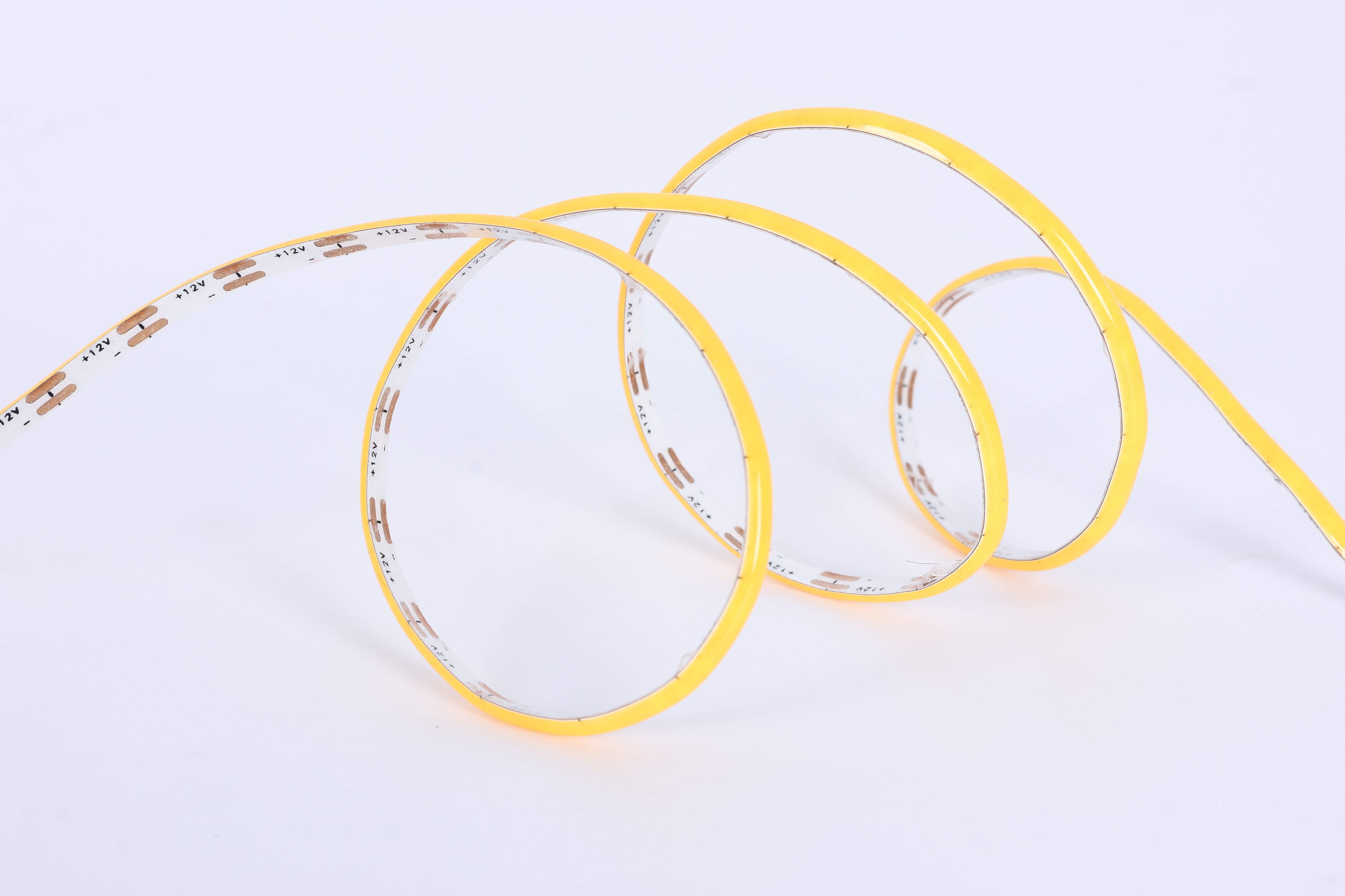 COB LED Strip Light, 12V DC 400 LEDs/M Ultra Slim 3mm Width, High CRI90 2700K-6500K Options, for Under Cabinet & Cove Lighting