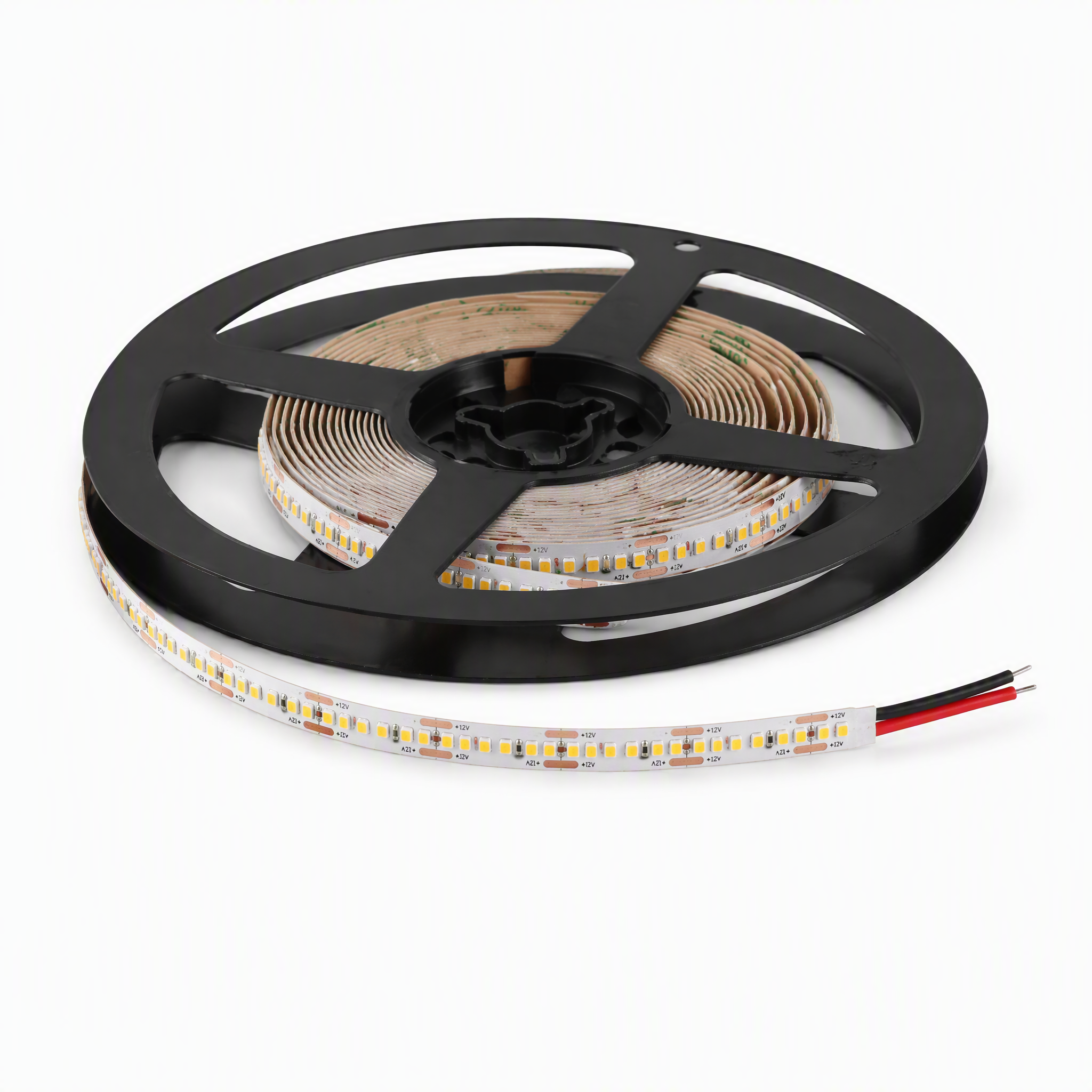 2025 SMD LED Strip Light, DC 12V 288 LEDs/M, Warm White to Daylight Options with Self-Adhesive Backing, for Under Cabinet & Cove Lighting