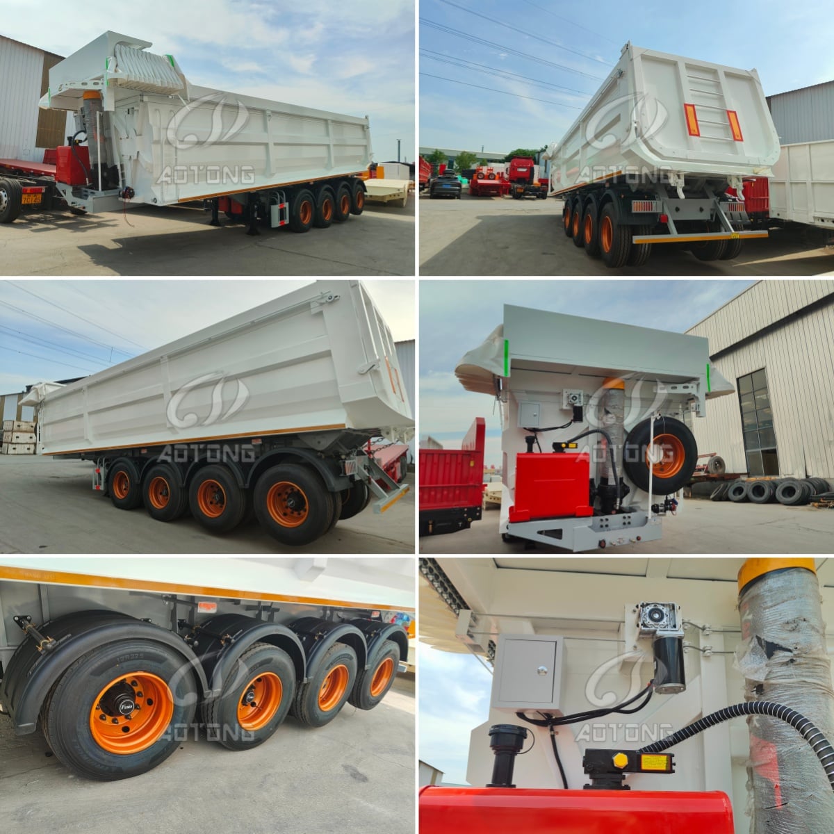 Dump Semi-Trailer Tipper Trailer