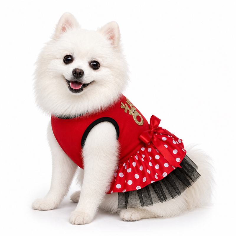 Cinnabar bright red dress