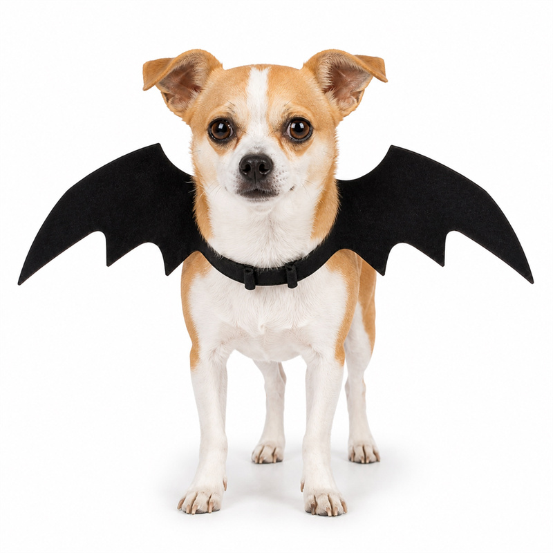Black bat wings