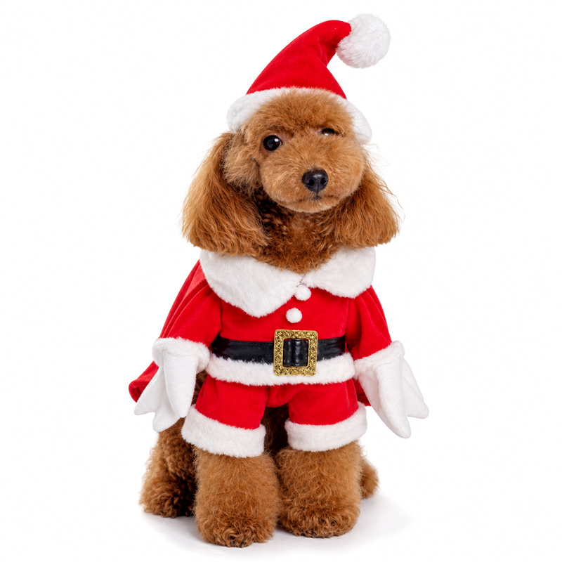 Red Santa Claus (clothes + cape)