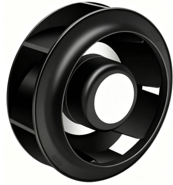 Lobisong 175mm EC Backward Curved Centrifugal Fan, Industrial Centrifugal Blower, 230V IP55 – LBE2E175‑133NS‑01