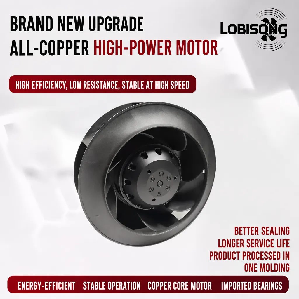 R2E220-AA44-23 115V 100W 150W Inverter Centrifugal Fan