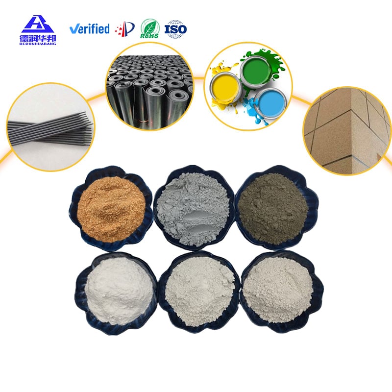 Billig pris tørre og vette 325 1000 1250 6000 mesh mica-pulver farge hvitt mica-pulver serisitt-pulver