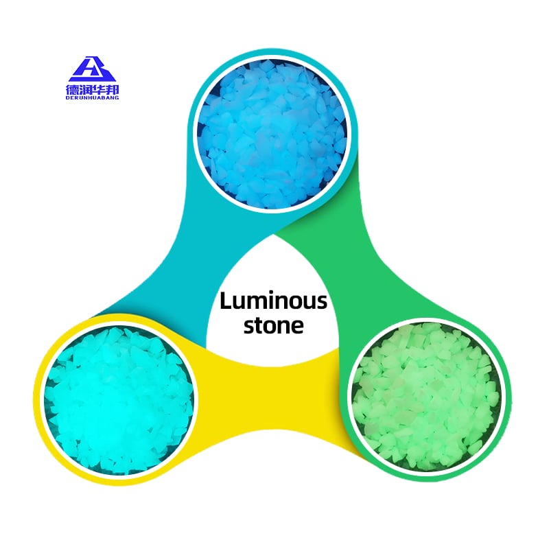Luminous Stones Glow in Dark Decorative Pebbles for Swimming Pool Pond Water Feature Decoration Waterproof Durable Materials