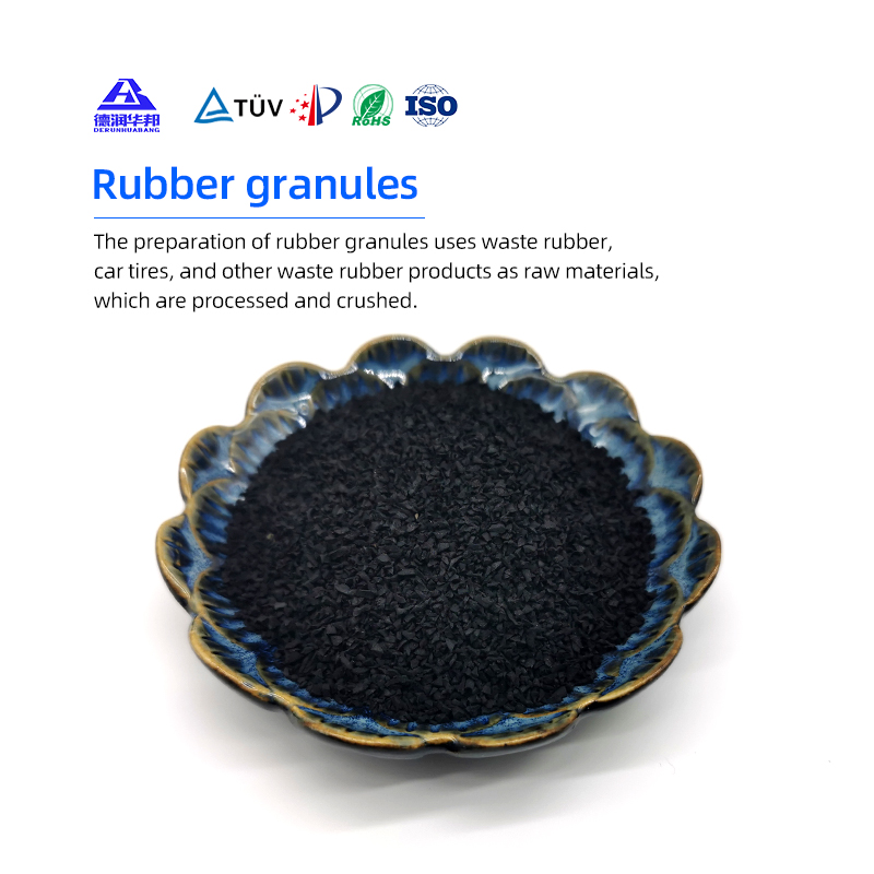 Tire Rubber Granules & 40/60 Mesh Rubber Powder for Highway Asphalt Construction Materials