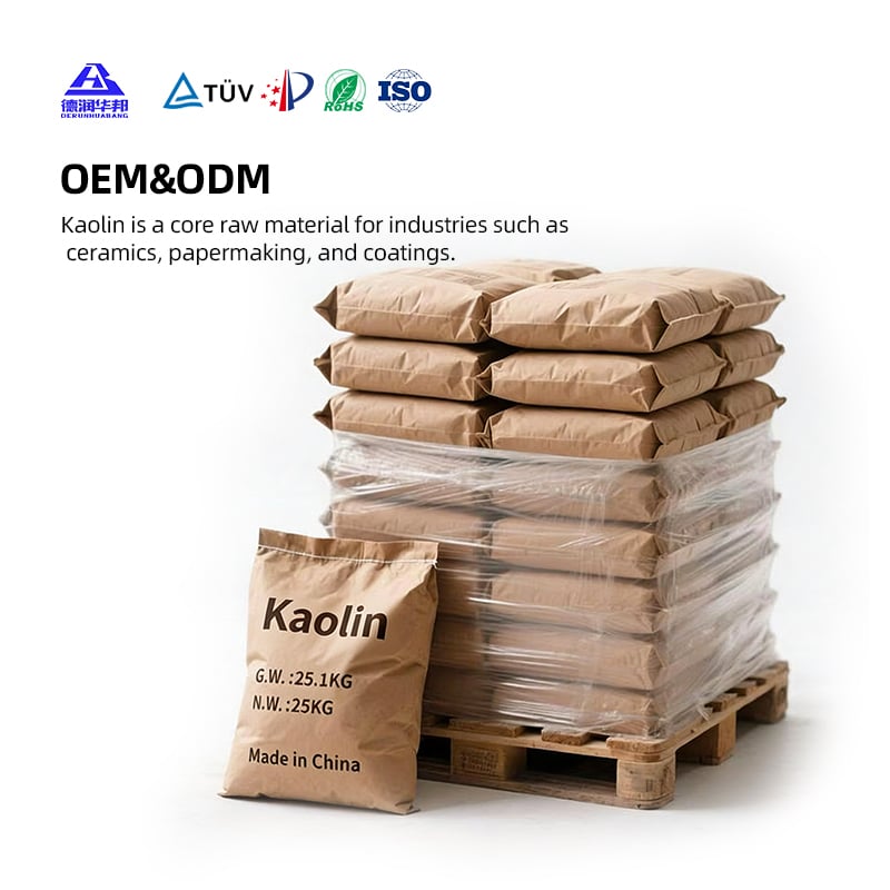Hochtemperaturbeständiger gebrannter Kaolin für Beschichtungen und Keramik