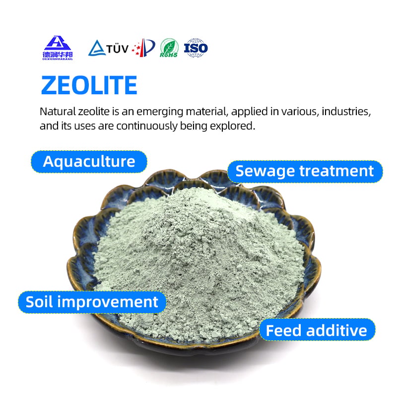 White Food Grade Zeolite Clinoptilolite Powder Green Zeolite Supply with SiO2 MF Competitive Price