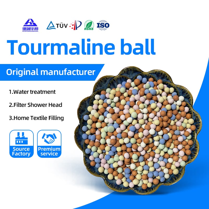 Durable Mineral Filter Aids ORP Magnesium Ball Ceramic Tourmaline Balls Weakly Alkaline Water Filtration Non-Metallic Minerals