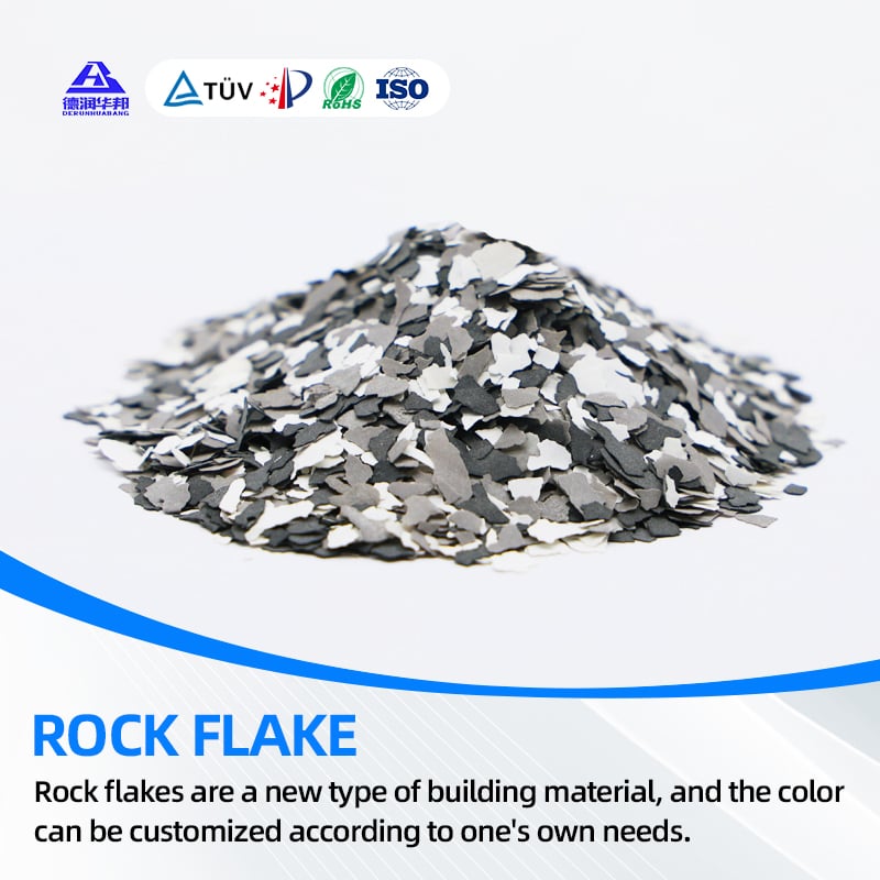 Natural gold mica flakes epoxy floor decoration composite rock sheet multi-color mixed color pop sequins marble granite real sto