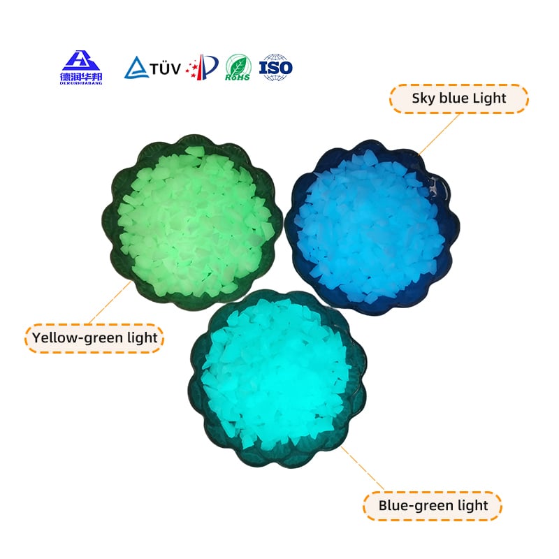 Glowing pebble stone night glow stones paving stone for construction