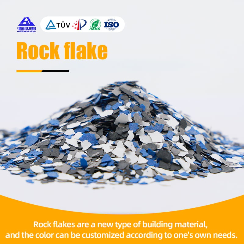 Natural gold mica flakes epoxy floor decoration composite rock sheet multi-color mixed color pop sequins marble granite real sto