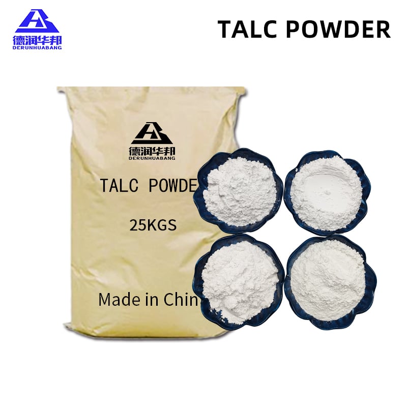 Talc powder for cosmetic loose powder formulation to enhance texture softness and improve oil absorption while maintaining product stability and preventing caking during storage