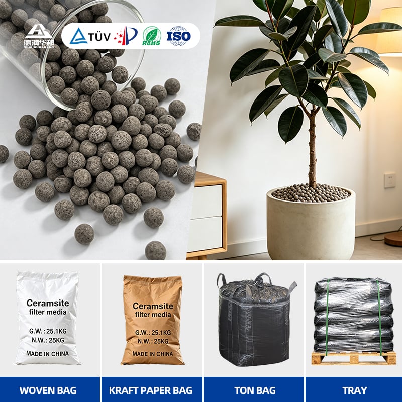 High Efficiency Biofilm Ceramic Filter Media Ammonia Nitrogen COD Removal Drinking Water Purification Filler
