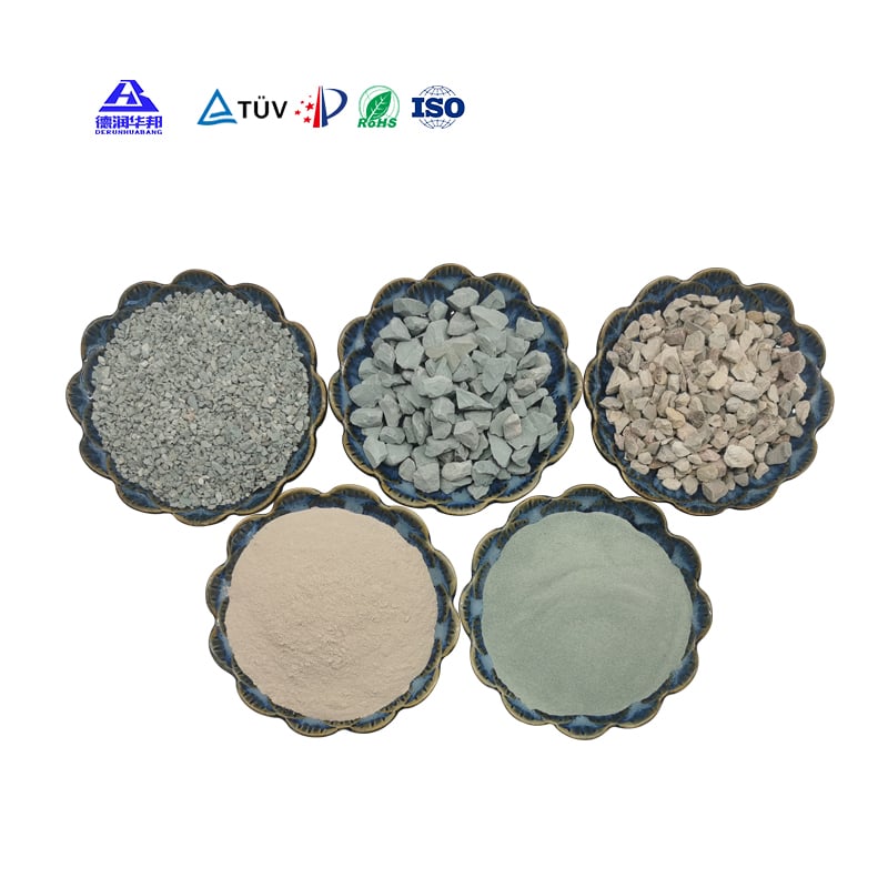 Sewage filtration aquarium landscaping gardening green zeolite particles