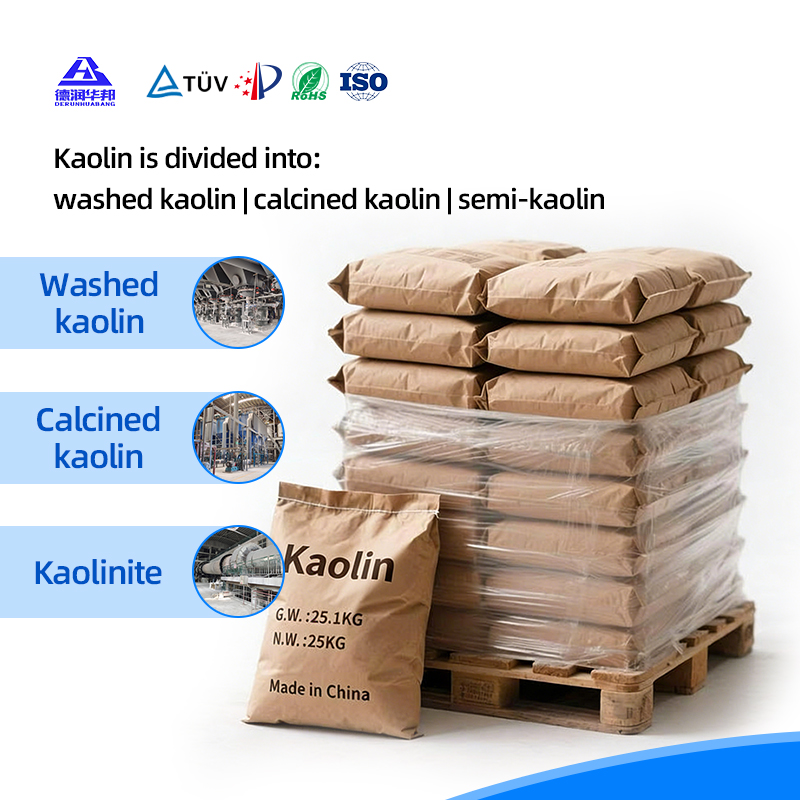 Kaolinpulver für wasserbasierte Farbzusatzstoffe, industrielle Beschichtungsherstellung, Außenanstriche und Haushaltsfarben