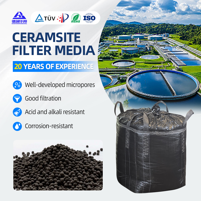 Weather Resistant Biological Ceramsite Filter Media in Outdoor Fishpond Filtration Systems Water