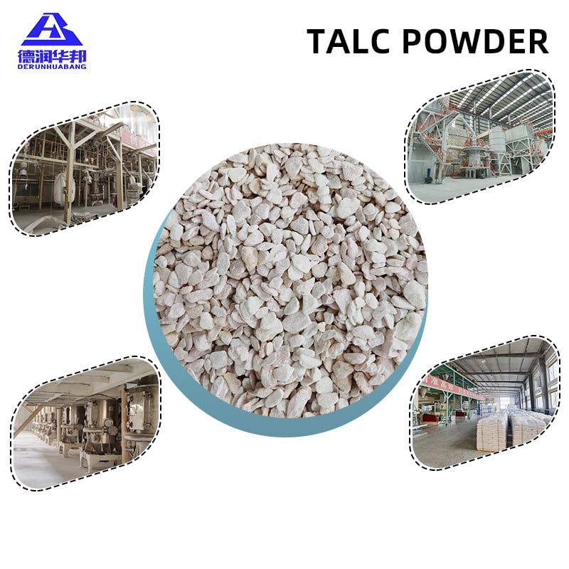 Talc powder for cosmetic loose powder formulation to enhance texture softness and improve oil absorption while maintaining product stability and preventing caking during storage
