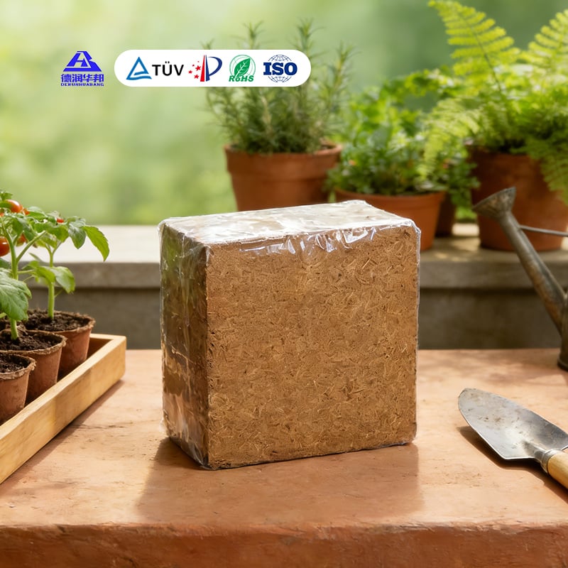 Coconut Coir Brick for vegetable cultivation flower cultivation