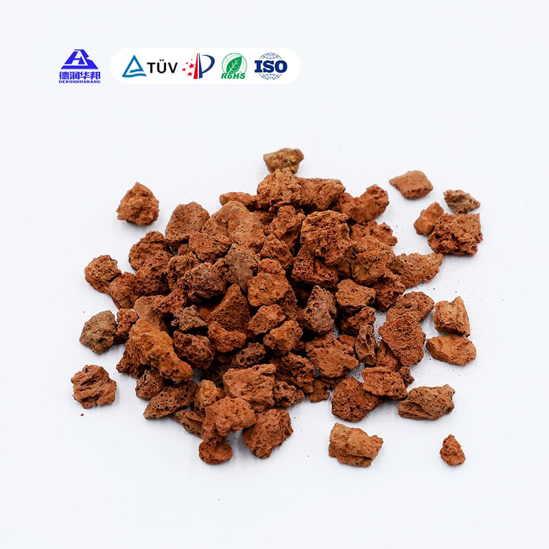 天然 1-3mm 黒／赤玄武岩砕石 火山岩 ガーデン バーベキュー拡散材用